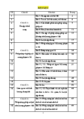 Phiếu bài tập cuối tuần môn Toán Lớp 2 - Chương trình học kì I (Bộ sách Kết nối tri thức với cuộc sống)